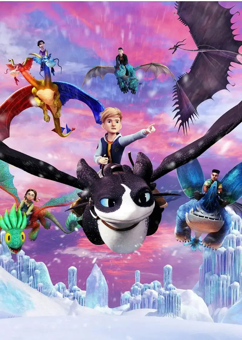 《驯龙高手：九大王国 第四季》：龙族新纪元开启，友谊与挑战并存的冒险之旅！